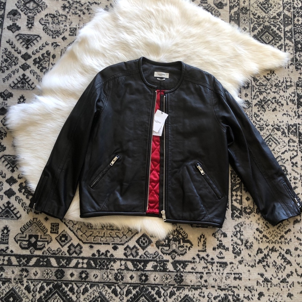 NWT- Isabel Marant Etoile Akady leather jacket